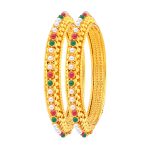 multistone-gold-bangle-set