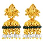 green-border-jhumka