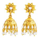 white-flower-top-jhumka
