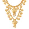 Two Layer Necklace Set with Earrings - Image 3