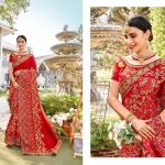 red-designer-saree