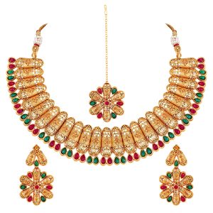 multicolor-floral-polki-choker