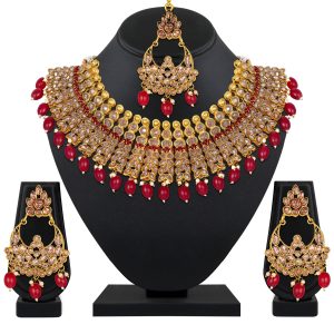 maroon-stone-studded-choker