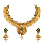 traditional-gold-pearl-choker