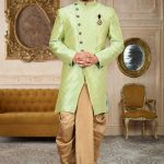 pistachio-Indowestern-Sherwani