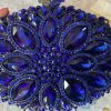 Blue Crystal Pattern Clutch - Image 3