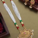 white-trapezoid-necklace-set