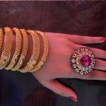 designer-gold-bubble-bangle