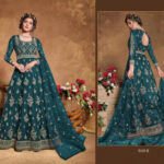 teal-net-anarkali-dress