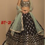 black-metallic-lehenga-choli