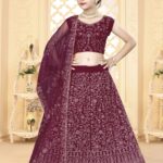 burgundy-girls-lehenga-choli