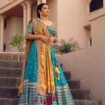 blue-mirror-lehenga-choli