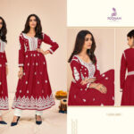 burgundy-rayon-anarkali-kurti