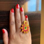 Red Starburst Design