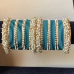 painted-teal-and-pearl-bangle