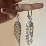 white-layered-jhumka-hoop