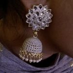 white-starburst-stud-jhumka