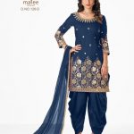 navy-blue-mirror-work-dhoti-style-outfit