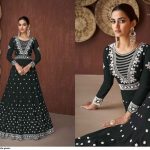 black-and-white-gown