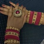 hot-pink-shell-bangle-set