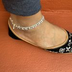 black-and-silver-anklet
