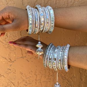 AD Jhumka Bangle Set
