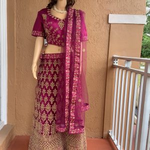 magenta-heavily-embroidered-choli