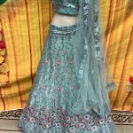 aqua-lehenga-choli