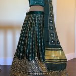 buy-green-geometric-lehenga-set