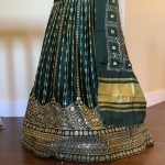 buy-green-geometric-lehenga