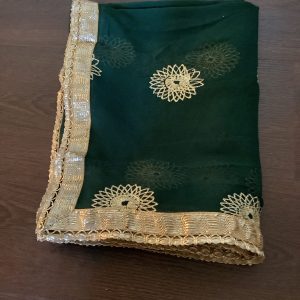 green-floral-dupatta