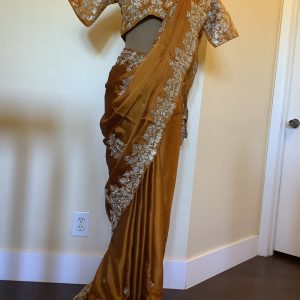 mustard-floral-embroidered-saree