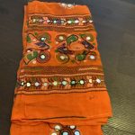 buy-mirror-work-cotton-orange-dupatta