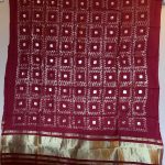 buy-burgundy-bandhani-semi-gajji