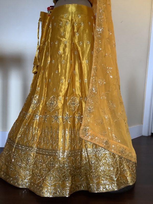 Golden Zari Lehenga Choli - Image 2