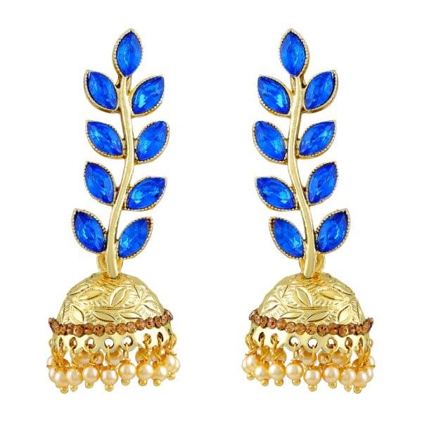 blue-jhumka