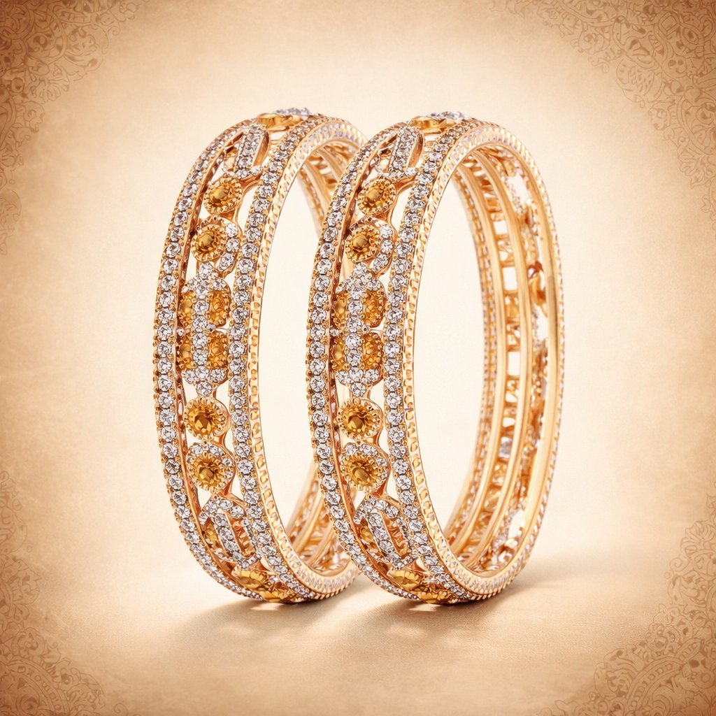 AD Rose Gold Bangles