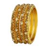 white-and-champagne-bangle