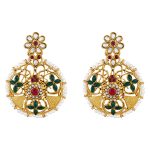 floral-dangle-earring