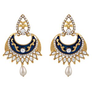 navy-blue-meenakari-earrings