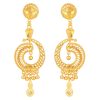 brass-spiral-dangle-earrings