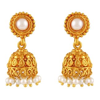 traditional-white-and-gold-jhumka