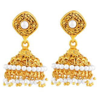 square-top-jhumka