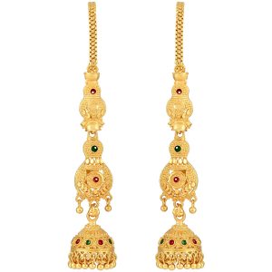 gold-meenakari-patti-jhumka