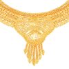 Gold Plated Kundan Choker Necklace - Image 3