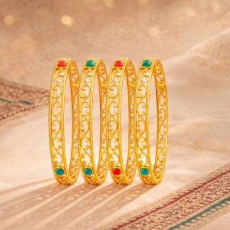 gold-plated-bangle-set