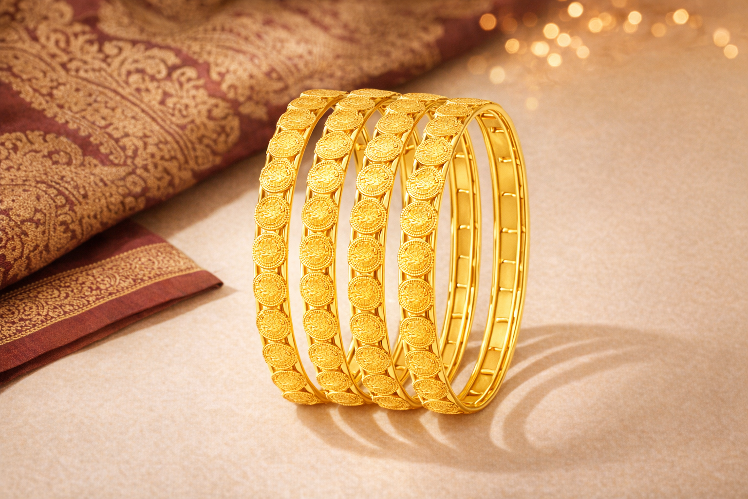 laxmi-coin-gold-bangle-set