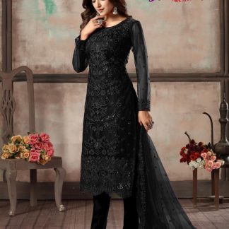 Black Net Salwar Suit