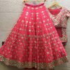 Red Lehenga Choli with Mirror Work