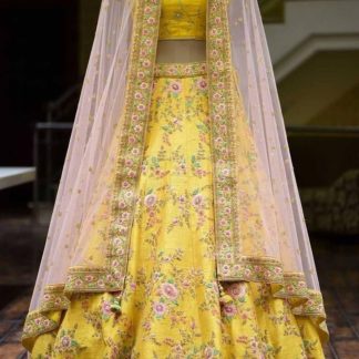Yellow Lehenga Choli